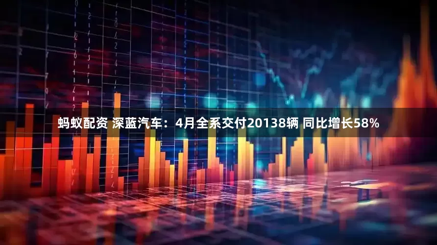 蚂蚁配资 深蓝汽车：4月全系交付20138辆 同比增长58%
