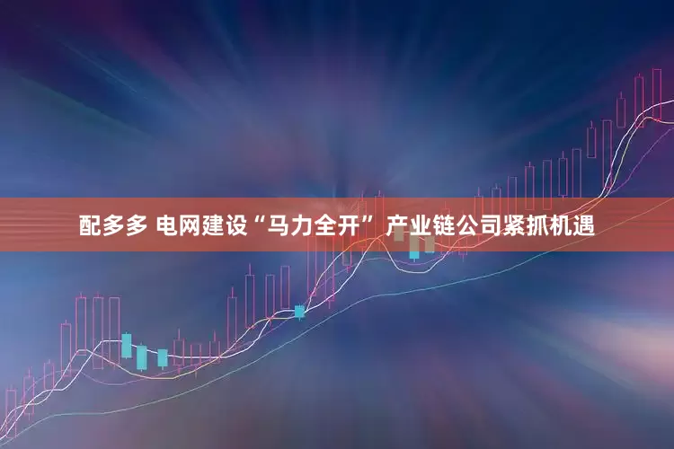 配多多 电网建设“马力全开” 产业链公司紧抓机遇